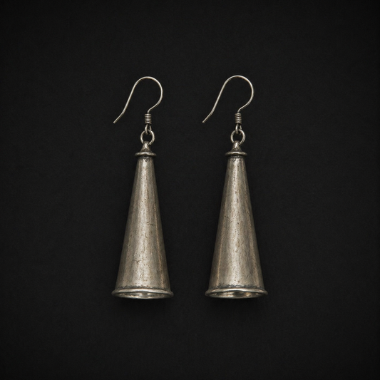 Hand-Forged Miao Silve Conical Pendant