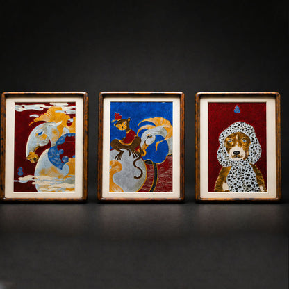 Cloisonné Zodiac Art Frame – Handmade Enamel Decorative Wall & Table Display | Orithing