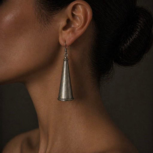 Hand-Forged Miao Silve Conical Pendant