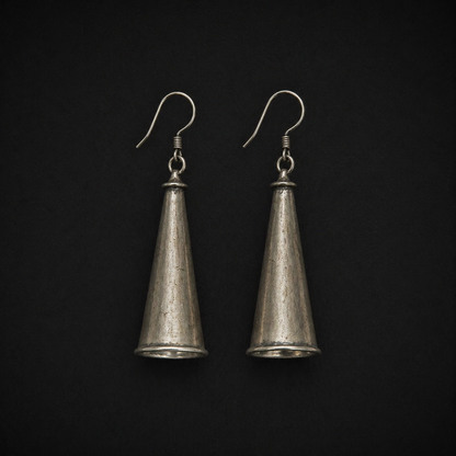 Hand-Forged Miao Silve Conical Pendant