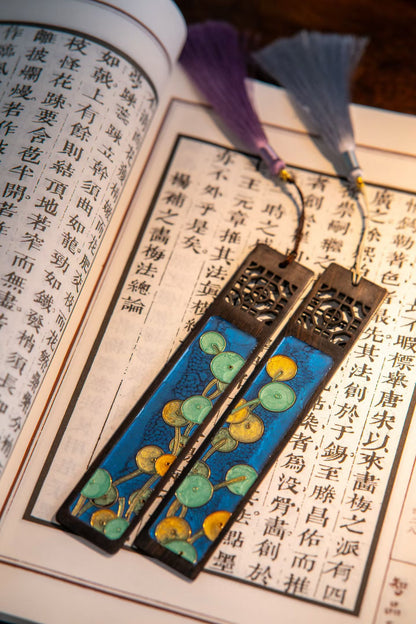 Cloisonné Enamel Handcrafted Openwork Bookmark