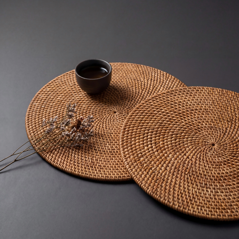 Hlai Handwoven Rattan Mat｜Heat Resistant Mat