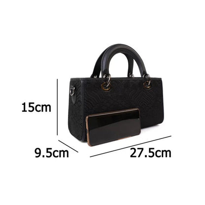 Yunjin Brocade Top Handle Bag – Chinese Silk Handbag with Structured Design | Orithing