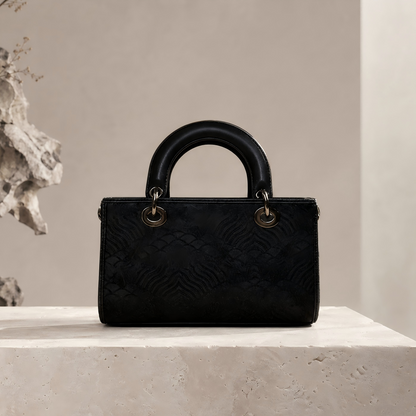 Yunjin Brocade Top Handle Bag – Chinese Silk Handbag with Structured Design | Orithing