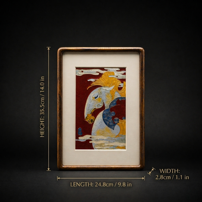 Cloisonné Zodiac Art Frame – Handmade Enamel Decorative Wall & Table Display | Orithing