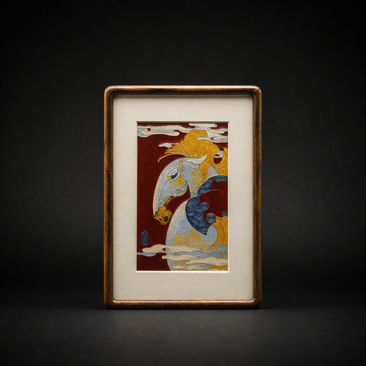 Cloisonné Zodiac Art Frame – Handmade Enamel Decorative Wall & Table Display | Orithing