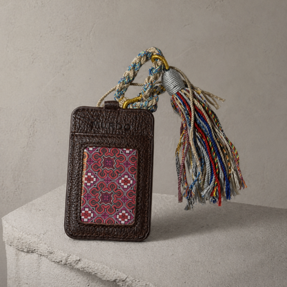 Hand-Embroidered Xixiu Luggage Tag – Artisan Ethnic Travel Charm