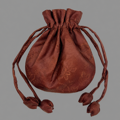 Xiangyun Silk Drawstring Fortune Bag – Mulberry Silk Crossbody Bucket Bag | Orithing